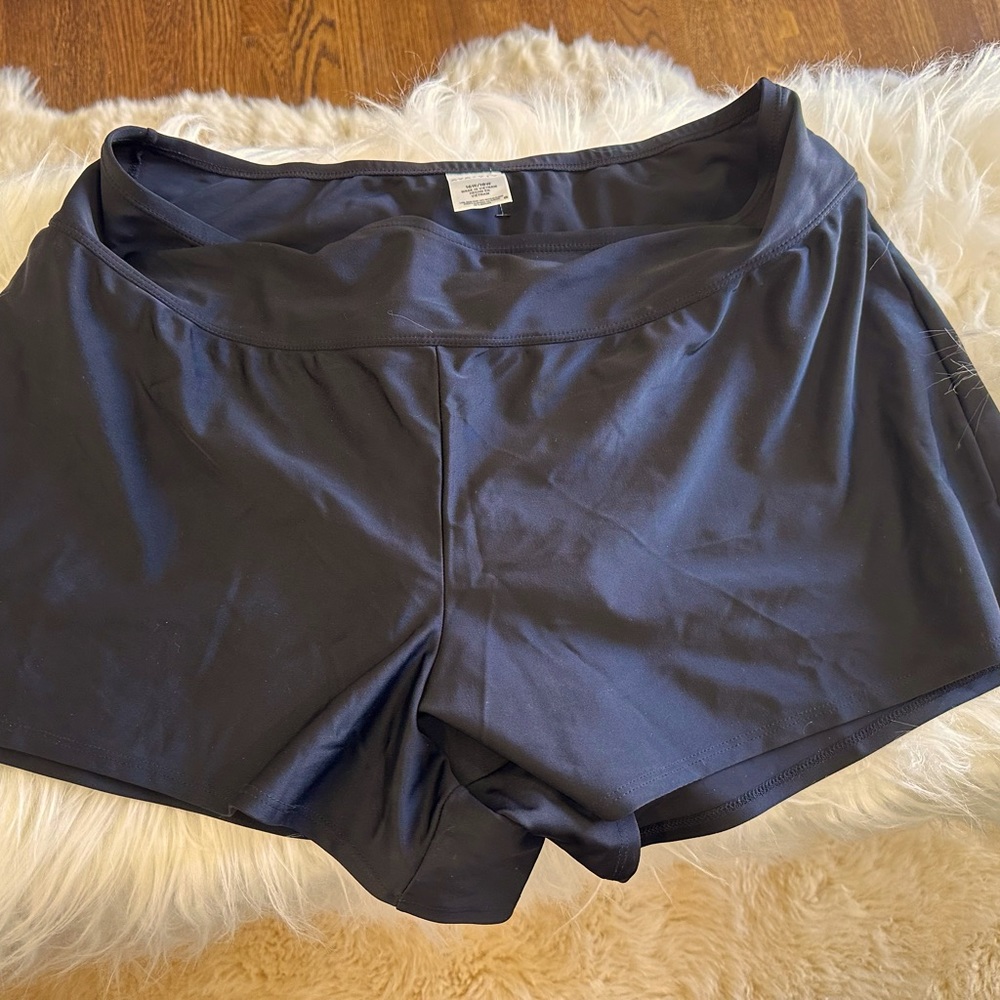 NWOT AVA VIV tankini bottoms 16W/18W. Black